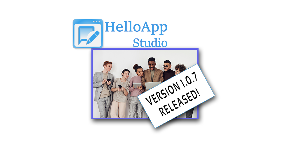 HelloApp Studio 1.0.7 Release