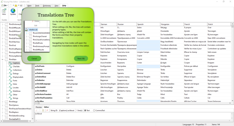 SIL Editor: In-app guide